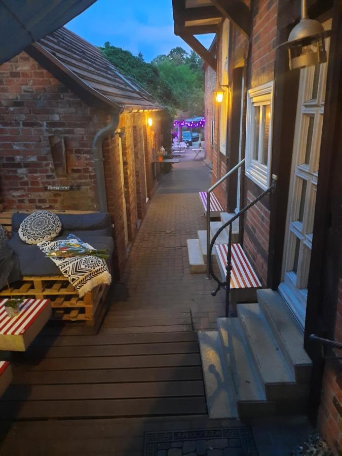 Altstadtcafe Und Pension Havelberg Buitenkant foto
